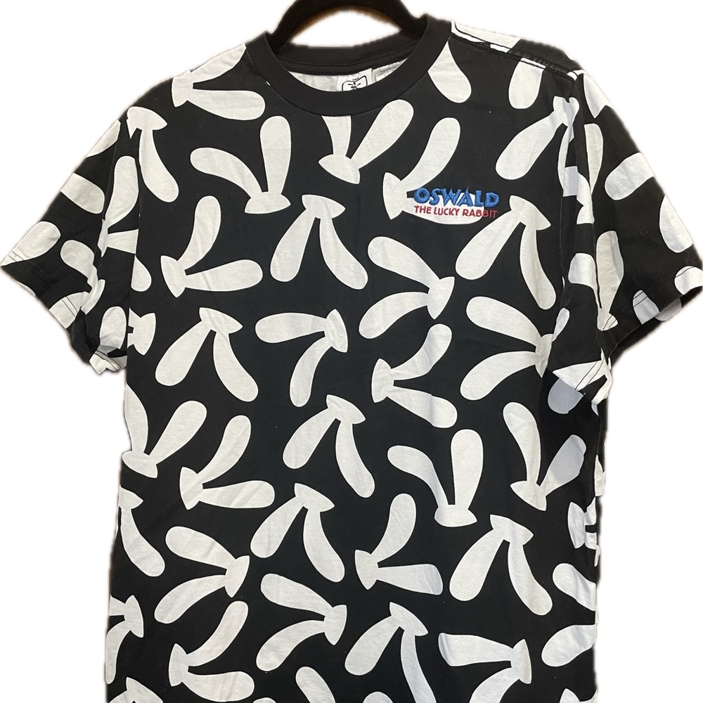 Disney Black & White Oswald Allover Graphic Tee